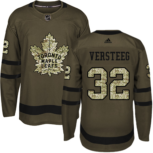 Adidas Maple Leafs #32 Kris Versteeg Green Salute to Service Stitched NHL Jersey